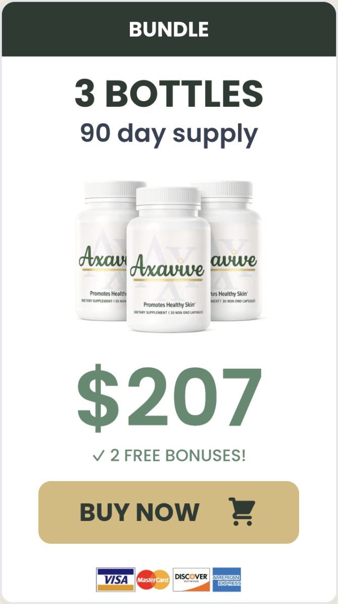 Axavive 3 bottle price