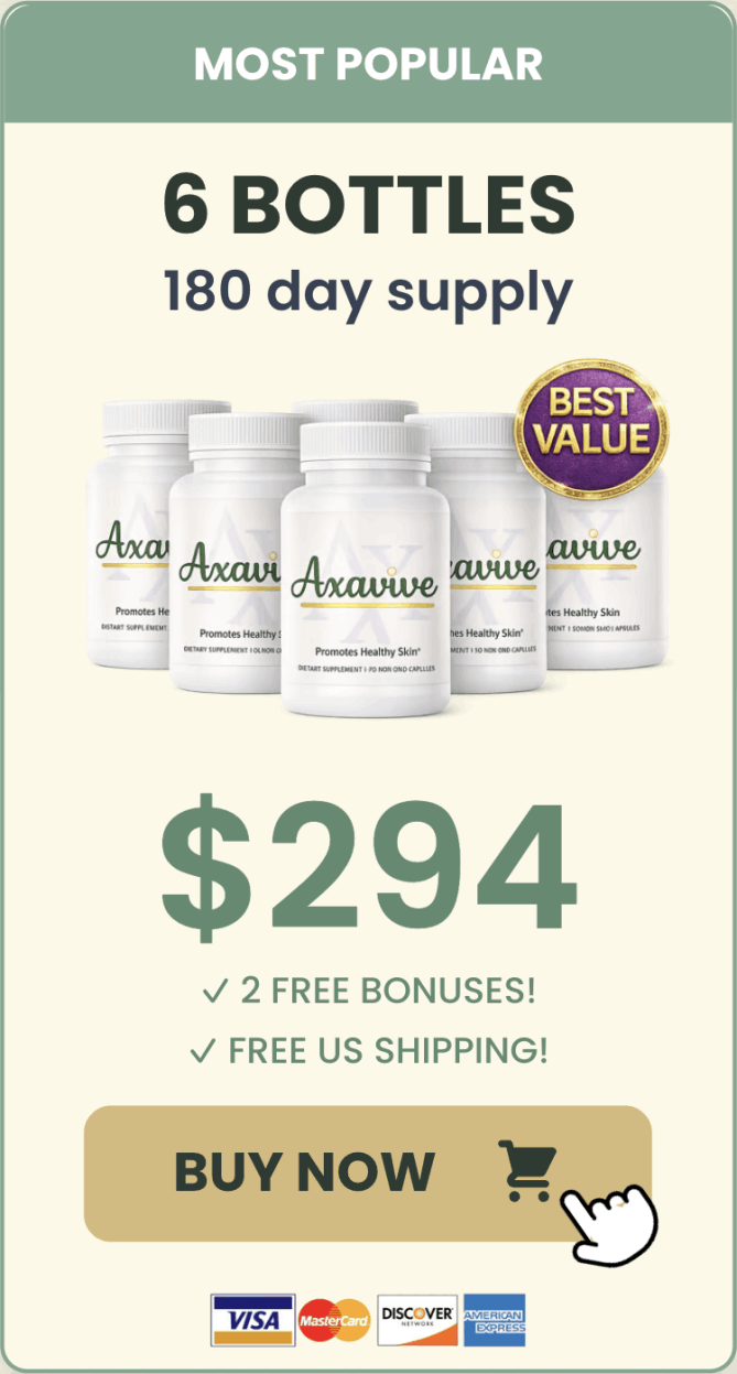 Axavive 6 bottle price 
